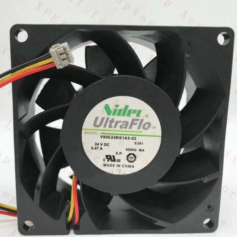 D 1PC for Nidec V80E24BS1A5-52 Cooling Fan DC24V For ATV610 ATV630 Fan 80*80*38MM New
D 1PC for Nidec V80E24BS1A5-52 Cooling Fan DC24V For ATV610 ATV630 Fan 80*80*38MM New
