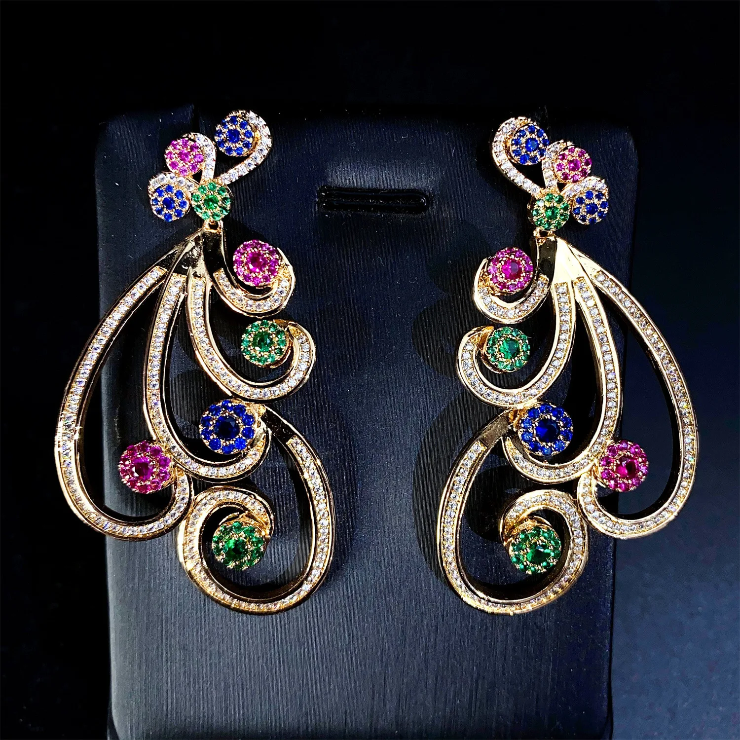 New Vintage Luxury Jewellery Multicolour Peacock Earrings Daily Summer Festival Party Prom Gift Dress Accessories Set E207
New Vintage Luxury Jewellery Multicolour Peacock Earrings Daily Summer Festival Party Prom Gift Dress Accessories Set E207
