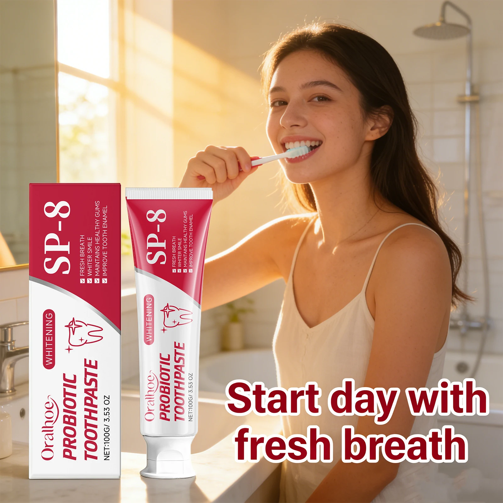 Зубная паста для чистки зубов: удаляет пятна, устраняет зубной налет, снимает воспаление десен, предотвращает кариес, освежает дыхание, отбеливает зубы.
Зубная паста для чистки зубов: удаляет пятна, устраняет зубной налет, снимает воспаление десен, предотвращает кариес, освежает дыхание, отбеливает зубы.