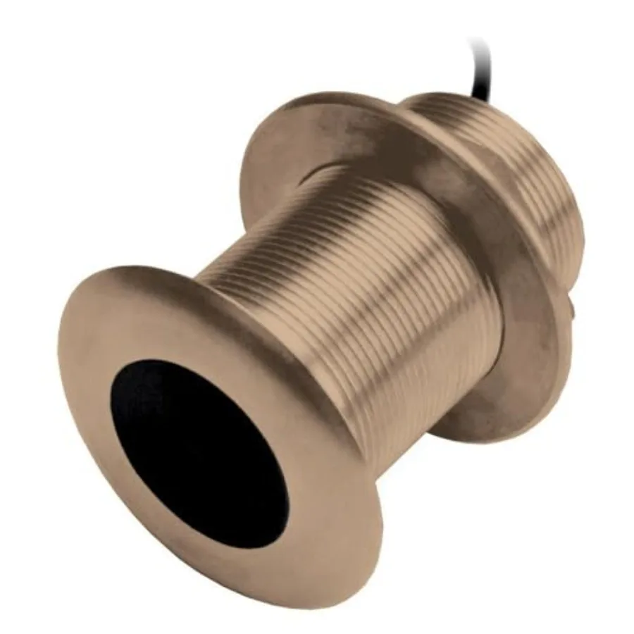 TotalScan Skimmer Transducer for marine sonar applications, composite material, black, supports medium/high chirp frequencies
TotalScan Skimmer Transducer for marine sonar applications, composite material, black, supports medium/high chirp frequencies