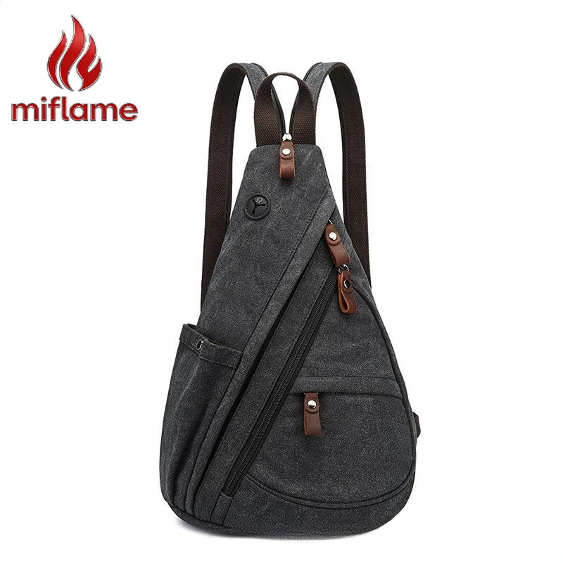 Vintage Canvas Chest Bag Men Crossbody Shoulder Bag Solid Color Travel Casual Satchel
Vintage Canvas Chest Bag Men Crossbody Shoulder Bag Solid Color Travel Casual Satchel