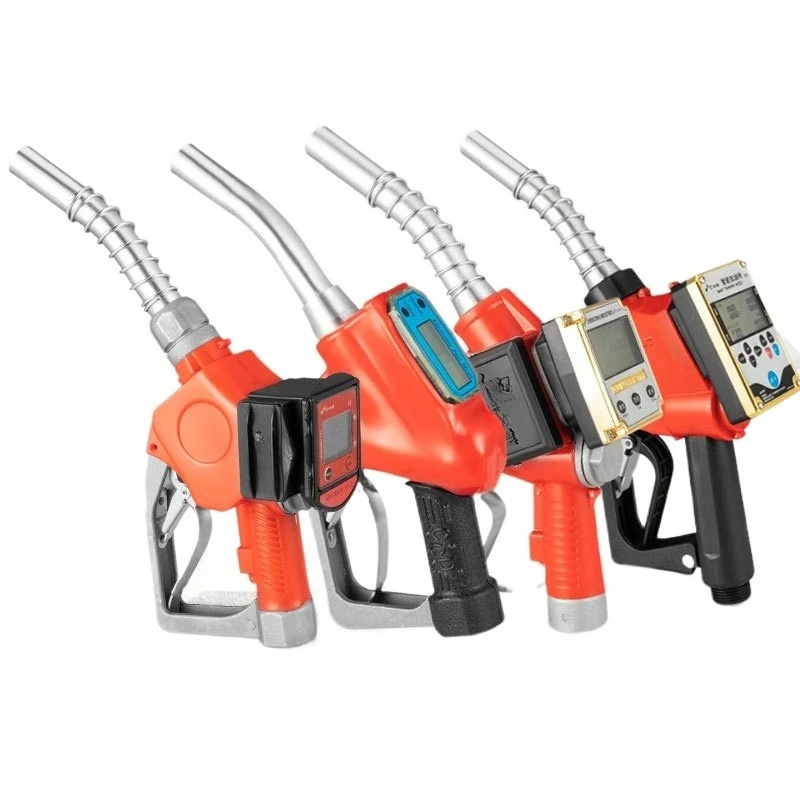 Metering refueling gun diesel electronic LCD self-sealing automatic jumping gun, large flow refueling gun
Metering refueling gun diesel electronic LCD self-sealing automatic jumping gun, large flow refueling gun