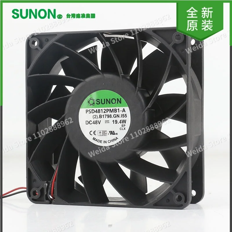 Jianzhun/SUNON 12038 120X120X38MM 12CM PSD4812PMB1-A 48V 19.4W High Airflow Cooling Fan
Jianzhun/SUNON 12038 120X120X38MM 12CM PSD4812PMB1-A 48V 19.4W High Airflow Cooling Fan