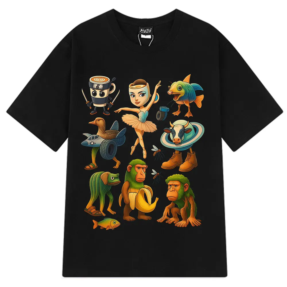 Italian Brainrot Funny Meme Harajuku T-shirt Tralalero Tralala Tung Tung Tung Sahur Ballerina Capuchina Brr Brr Patapim T Shirts
Italian Brainrot Funny Meme Harajuku T-shirt Tralalero Tralala Tung Tung Tung Sahur Ballerina Capuchina Brr Brr Patapim T Shirts