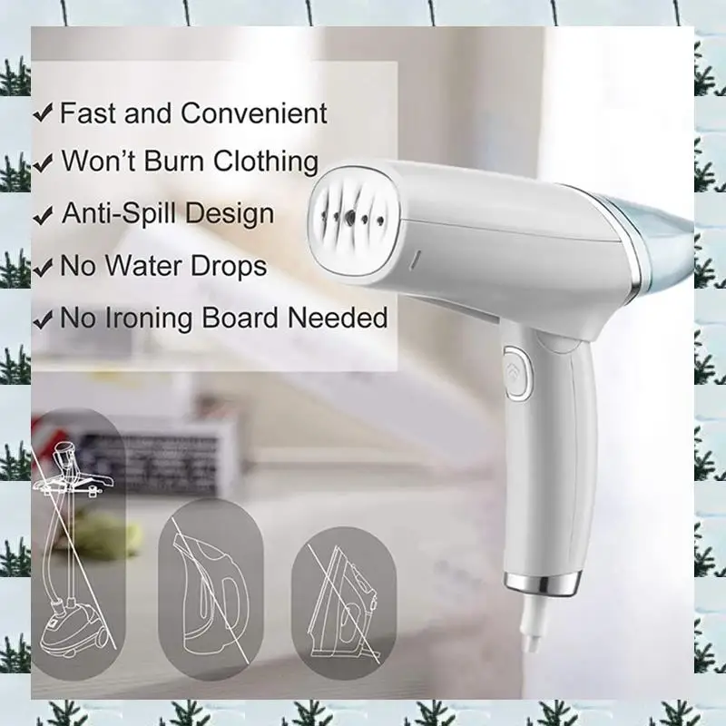 Portable Steamer For Clothes,Handheld Steamer,Foldable Steam Iron-Fast,Fabric Wrinkle Remover 1000W Strong Power.EU Plug Durable
Portable Steamer For Clothes,Handheld Steamer,Foldable Steam Iron-Fast,Fabric Wrinkle Remover 1000W Strong Power.EU Plug Durable