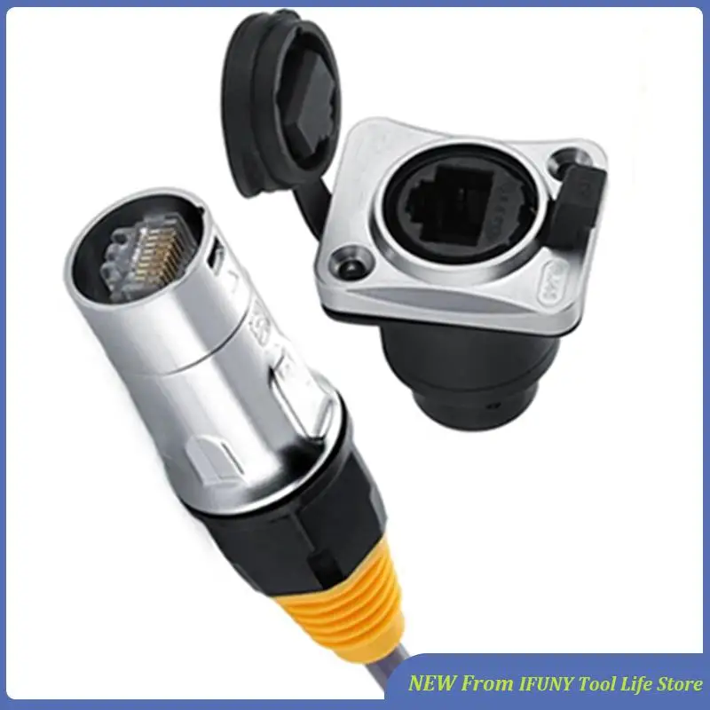 2X IP67 Network RJ45 Waterproof Connectors / Ethernet RJ45 Waterproof Plug + Waterproof Socket For Outdoor Ethernet New
2X IP67 Network RJ45 Waterproof Connectors / Ethernet RJ45 Waterproof Plug + Waterproof Socket For Outdoor Ethernet New