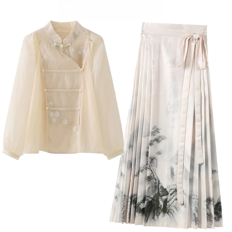 Юбка-миди с высокой талией, китайская юбка Sle irt, новый национальный дизайн на пуговицах Sle, юбка Hanfu f для женщин, полиэфирное волокно
Юбка-миди с высокой талией, китайская юбка Sle irt, новый национальный дизайн на пуговицах Sle, юбка Hanfu f для женщин, полиэфирное волокно