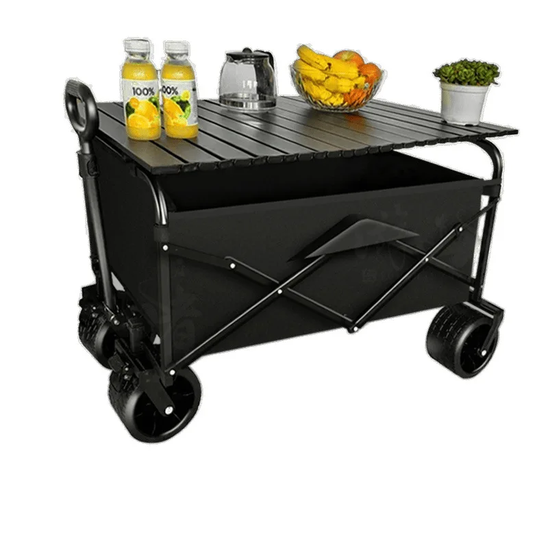 Camping cart Foldable hand push picnic cart Portable camp trailer Rod Multifunctional camping stall outdoor
Camping cart Foldable hand push picnic cart Portable camp trailer Rod Multifunctional camping stall outdoor