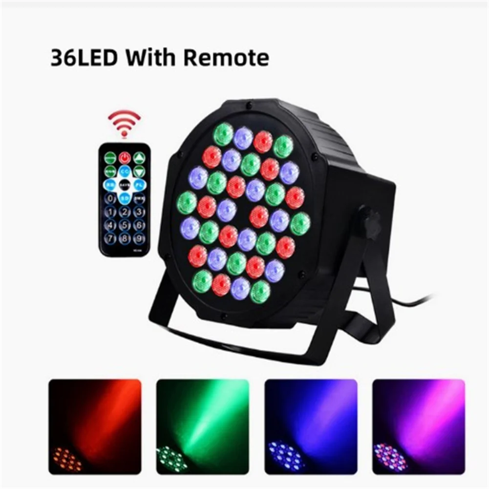 36LED RGBW Stage Flat Par Lighting Effect 5 Mode DMX 512 Stage Show Lights High-power Uv Lamp For Bar Club
36LED RGBW Stage Flat Par Lighting Effect 5 Mode DMX 512 Stage Show Lights High-power Uv Lamp For Bar Club