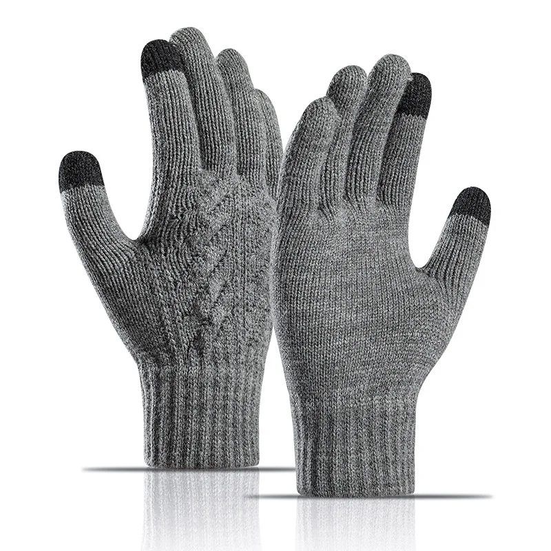Winter Gloves Woolen Thick Warm Comfortable Touch Screen Gloves Cycling Driving Outdoor Knit Full Finger Gloves
Winter Gloves Woolen Thick Warm Comfortable Touch Screen Gloves Cycling Driving Outdoor Knit Full Finger Gloves