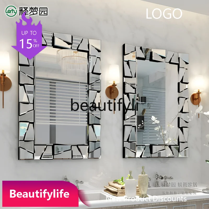6239Nordic Style Three-Dimensional Decorative Mirror Entrance Bathroom Makeup Mirror Floor Standing Dressing Mirror
6239Nordic Style Three-Dimensional Decorative Mirror Entrance Bathroom Makeup Mirror Floor Standing Dressing Mirror