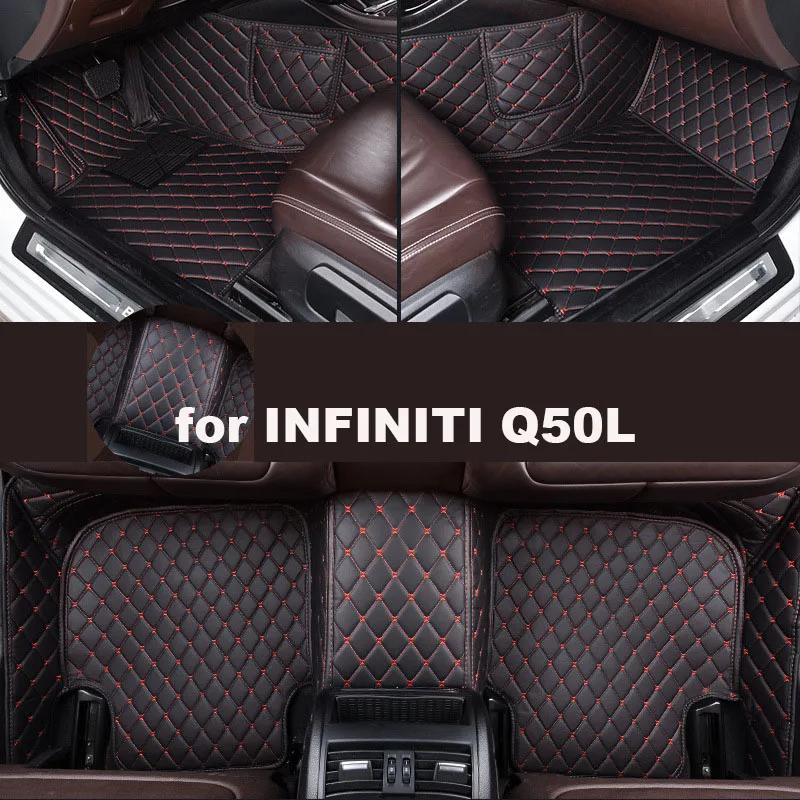 Автомобильные коврики для INFINITI Q50L 2014-2020, обновленная версия, аксессуары для ног
Автомобильные коврики для INFINITI Q50L 2014-2020, обновленная версия, аксессуары для ног