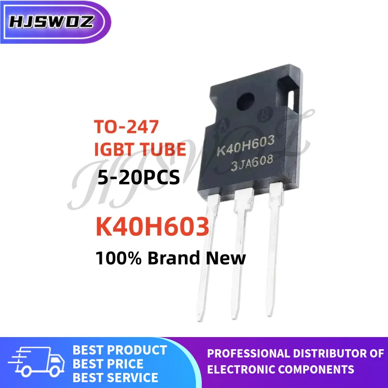 5/10/20PCS New K40H603 IKW40N60H3 40H603 IGBT transistor for Welding Machine TO-247
5/10/20PCS New K40H603 IKW40N60H3 40H603 IGBT transistor for Welding Machine TO-247