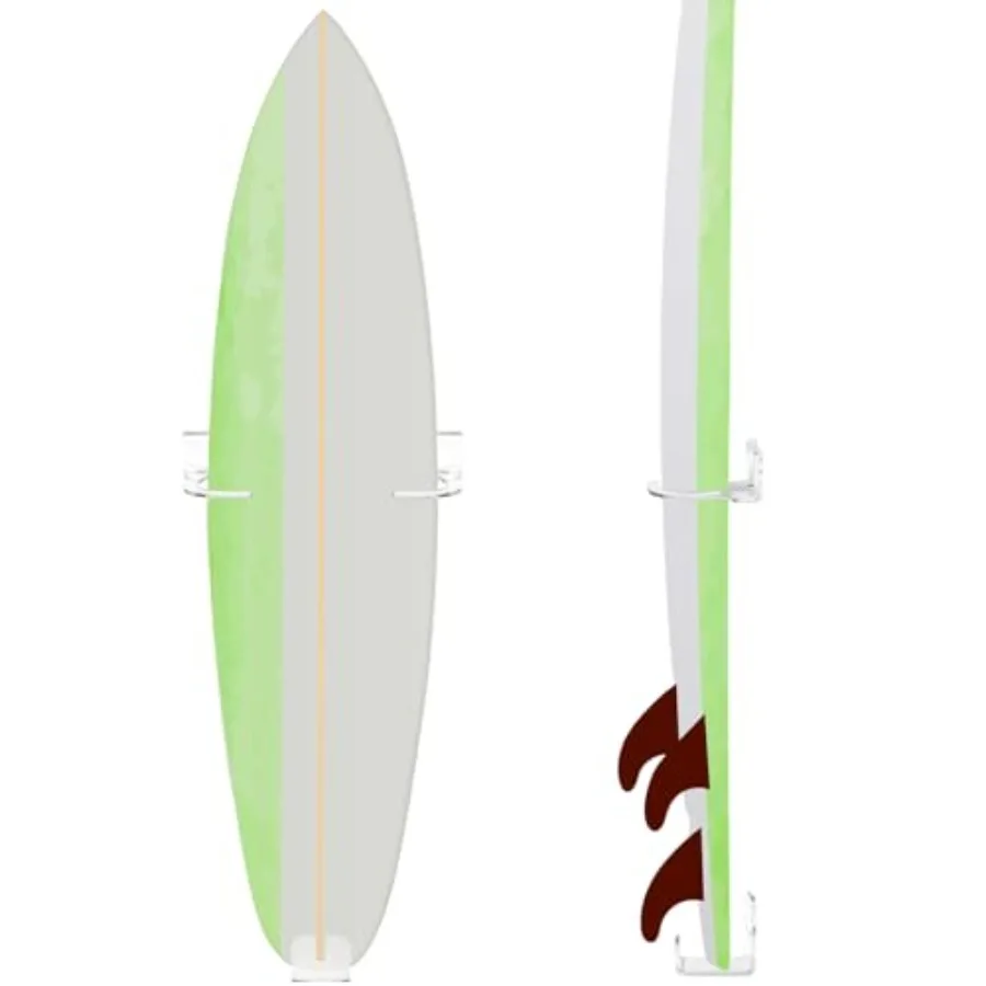 Surfboard Wall Mount Clear Acrylic Surf Board Display Indoor Wall Decor Vertical Surfboard Rack for Shortboards Fish Boards, an
Surfboard Wall Mount Clear Acrylic Surf Board Display Indoor Wall Decor Vertical Surfboard Rack for Shortboards Fish Boards, an