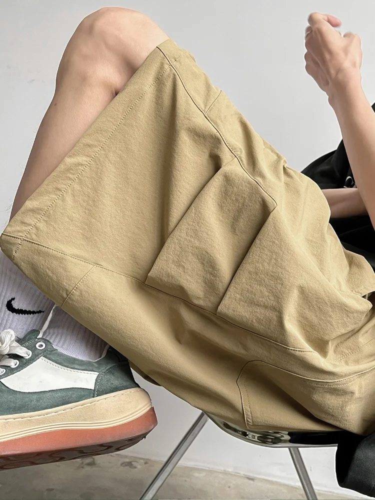 Ice Silk Men's Summer Thin Qui Dry ort Pants Loose Straight Workwear Five-Point Baskeall Pants Cool Feeling Lightweight
Ice Silk Men's Summer Thin Qui Dry ort Pants Loose Straight Workwear Five-Point Baskeall Pants Cool Feeling Lightweight