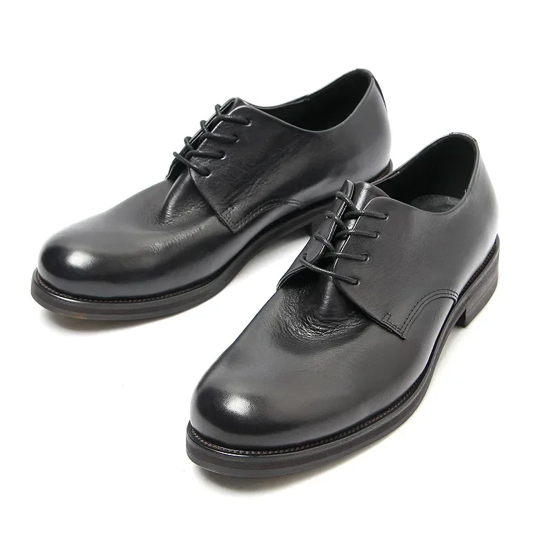 Men's Cowhide Leather Shoes for Business and Leisure All Genuine Leather Shoes Bide Shoes Black Brown 
Men's Cowhide Leather Shoes for Business and Leisure All Genuine Leather Shoes Bide Shoes Black Brown