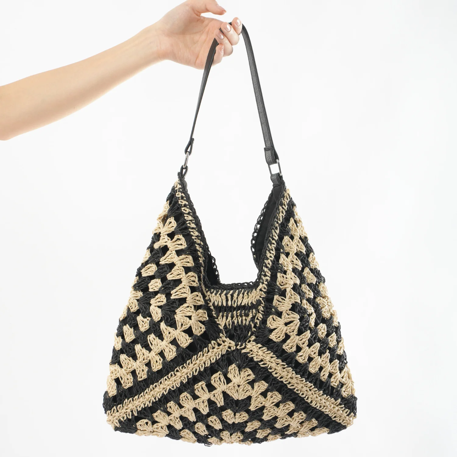 Vintage Straw Woven Hobo Bag, Retro Hollow Out Shoulder Bag, Women's Casual Handbag for Summer Beach & Travel
Vintage Straw Woven Hobo Bag, Retro Hollow Out Shoulder Bag, Women's Casual Handbag for Summer Beach & Travel