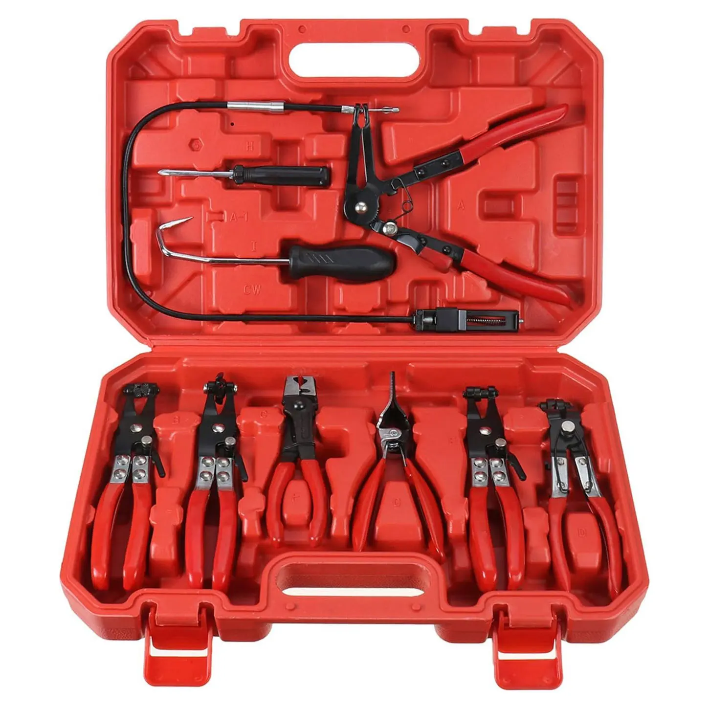 9PCS Hose Clamp Removal Tool Kit Wire Long Distance Hose Clamp Tool Kit Flat Belt
9PCS Hose Clamp Removal Tool Kit Wire Long Distance Hose Clamp Tool Kit Flat Belt