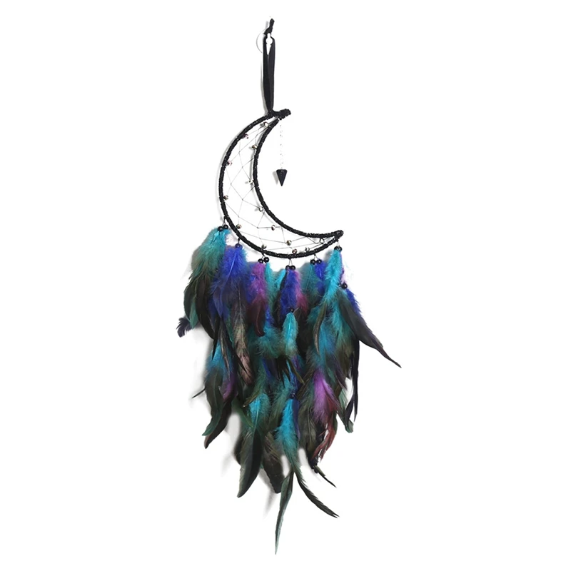 Hot SV-Moon Dreamcatcher, Handmade Feather Dreamcatcher Boho Wall Hanging Ornament Blessing Gift For Bedroom Party Decoration
Hot SV-Moon Dreamcatcher, Handmade Feather Dreamcatcher Boho Wall Hanging Ornament Blessing Gift For Bedroom Party Decoration