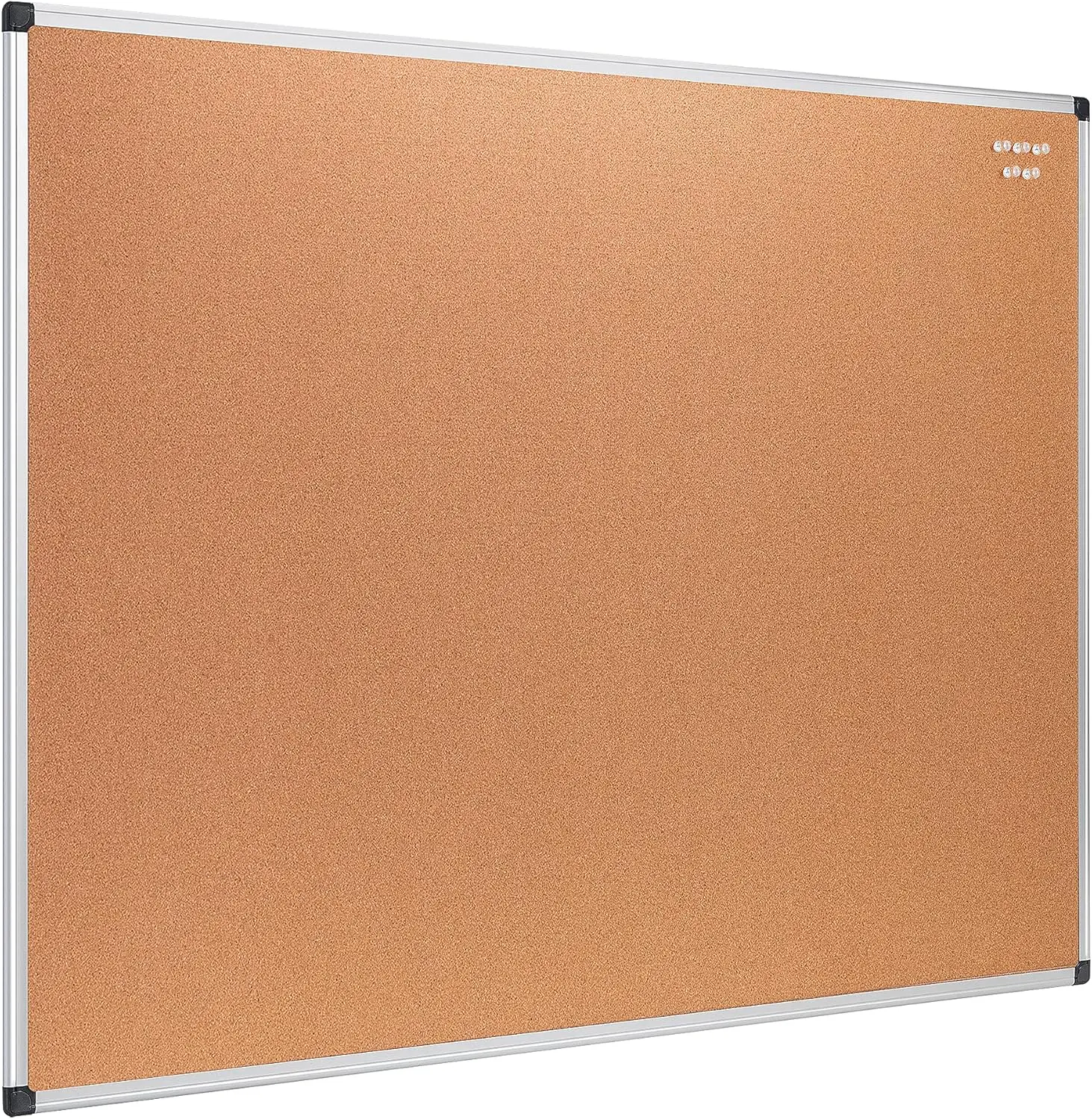 Rectangular Cork Bulletin Board 36x48 inch Aluminum Frame for Wall, Office and Classroom Vision Board, Brown
Rectangular Cork Bulletin Board 36x48 inch Aluminum Frame for Wall, Office and Classroom Vision Board, Brown