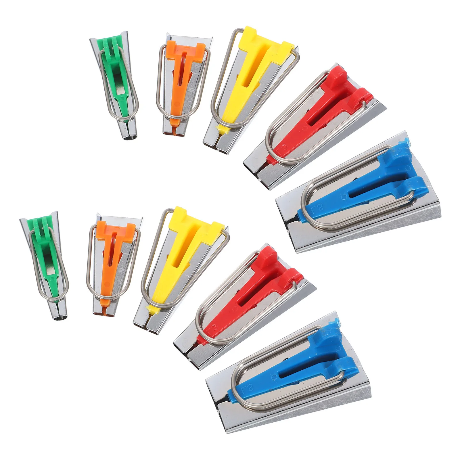 10Pcs Bias Binding Tool Kit Professional Grade Sewing Helper for Dressmaking Belt Crafting Fabric Edge Folder Quilting
10Pcs Bias Binding Tool Kit Professional Grade Sewing Helper for Dressmaking Belt Crafting Fabric Edge Folder Quilting