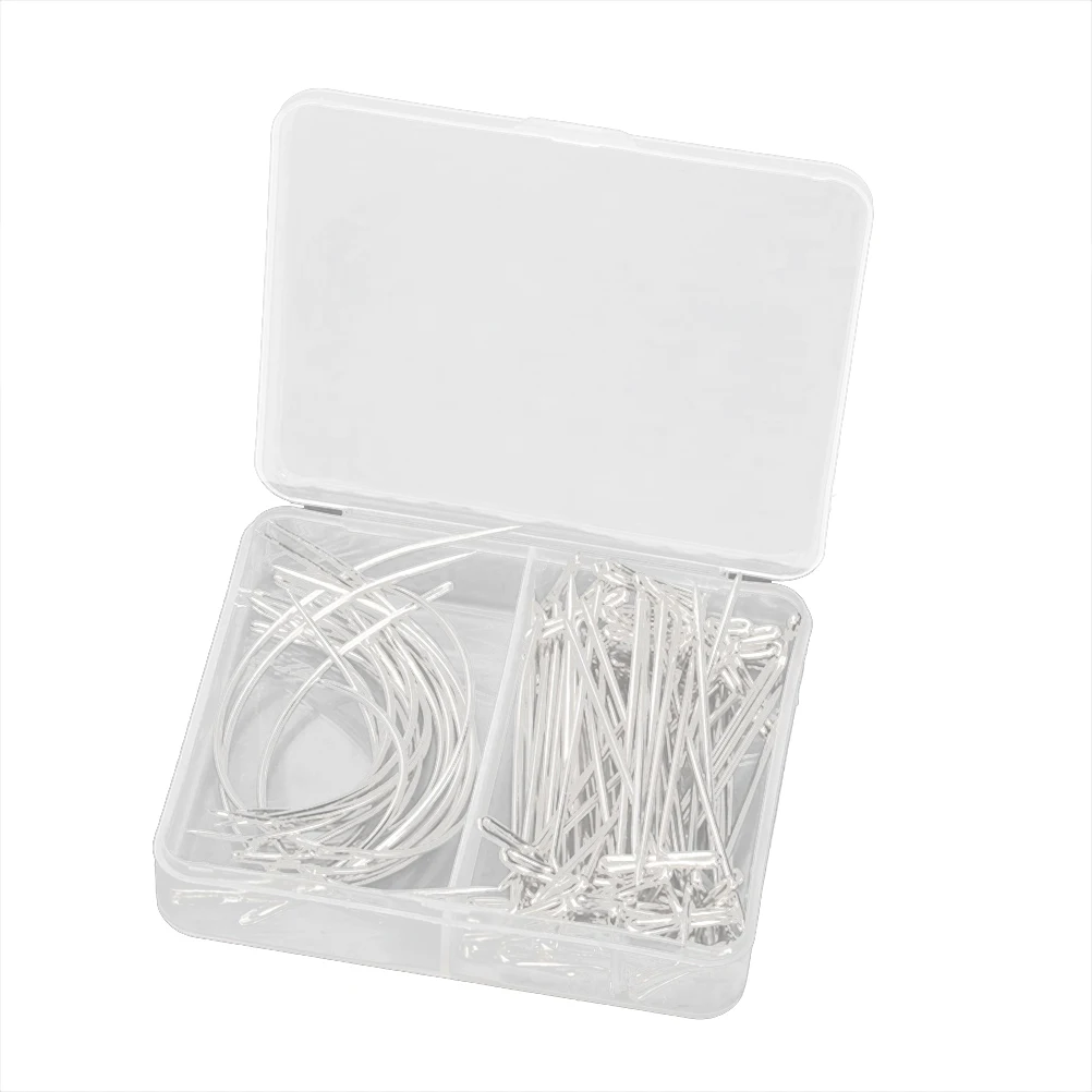 70pcs Making Needles Set 50 T-Pins 10 C Curved Sewing Tools for Crafting Knitting Modeling Hair Extensions
70pcs Making Needles Set 50 T-Pins 10 C Curved Sewing Tools for Crafting Knitting Modeling Hair Extensions