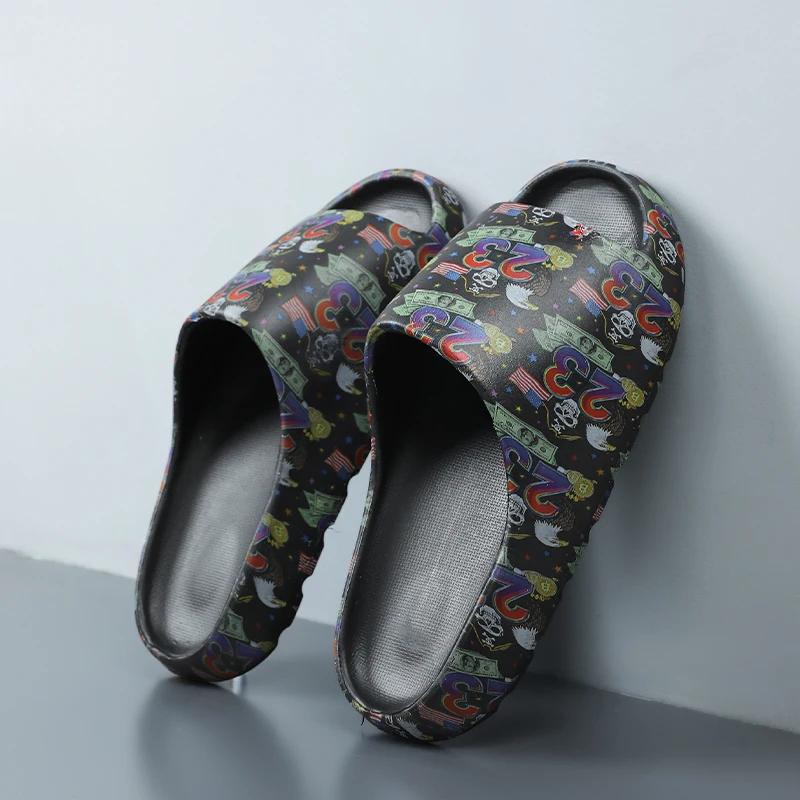 Мужские и женские сандалии-шлепанцы из ЭВА с мягкой подошвой, дышащие, быстросохнущие, нескользящие, износостойкие, модные тапочки для повседневного использования дома
Мужские и женские сандалии-шлепанцы из ЭВА с мягкой подошвой, дышащие, быстросохнущие, нескользящие, износостойкие, модные тапочки для повседневного использования дома