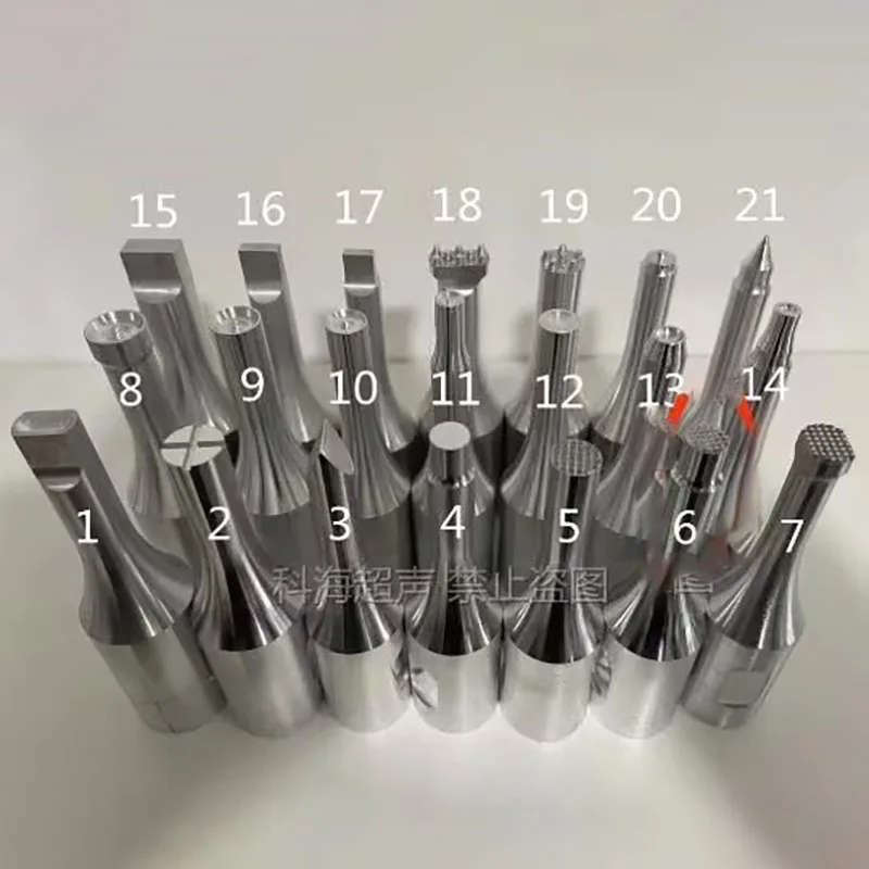 Customizable 1pcs ultrasonic plastic spot welding machine nozzle accessories 28KHz customizable size welding head 8*1 screw
Customizable 1pcs ultrasonic plastic spot welding machine nozzle accessories 28KHz customizable size welding head 8*1 screw