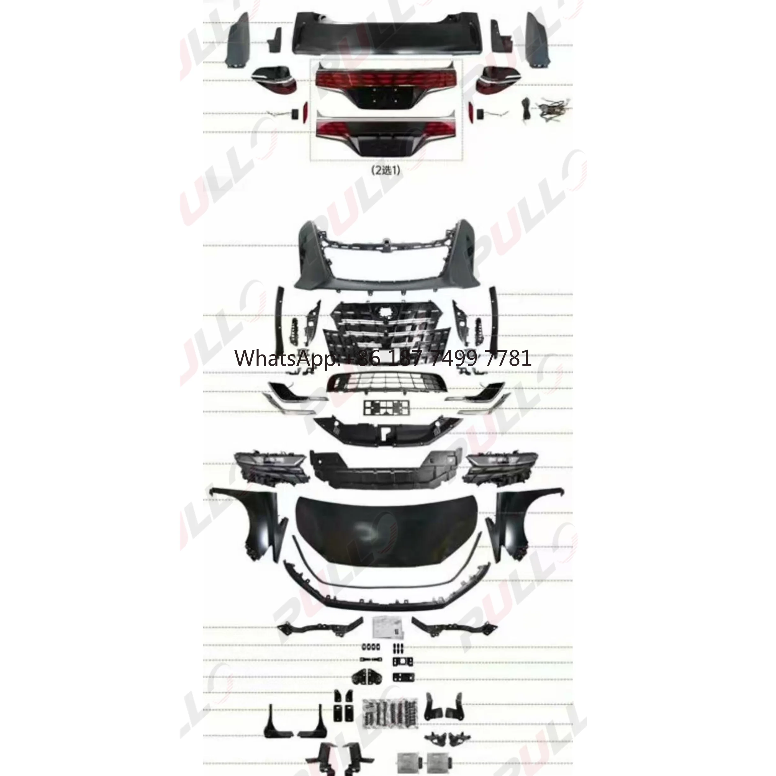 Car Bumpers for To-yota Al-phard 30S 40S 15-23 Upgrade to 40S 24 Style Contain the Hood Fender LED Headlight Tail Light
Car Bumpers for To-yota Al-phard 30S 40S 15-23 Upgrade to 40S 24 Style Contain the Hood Fender LED Headlight Tail Light