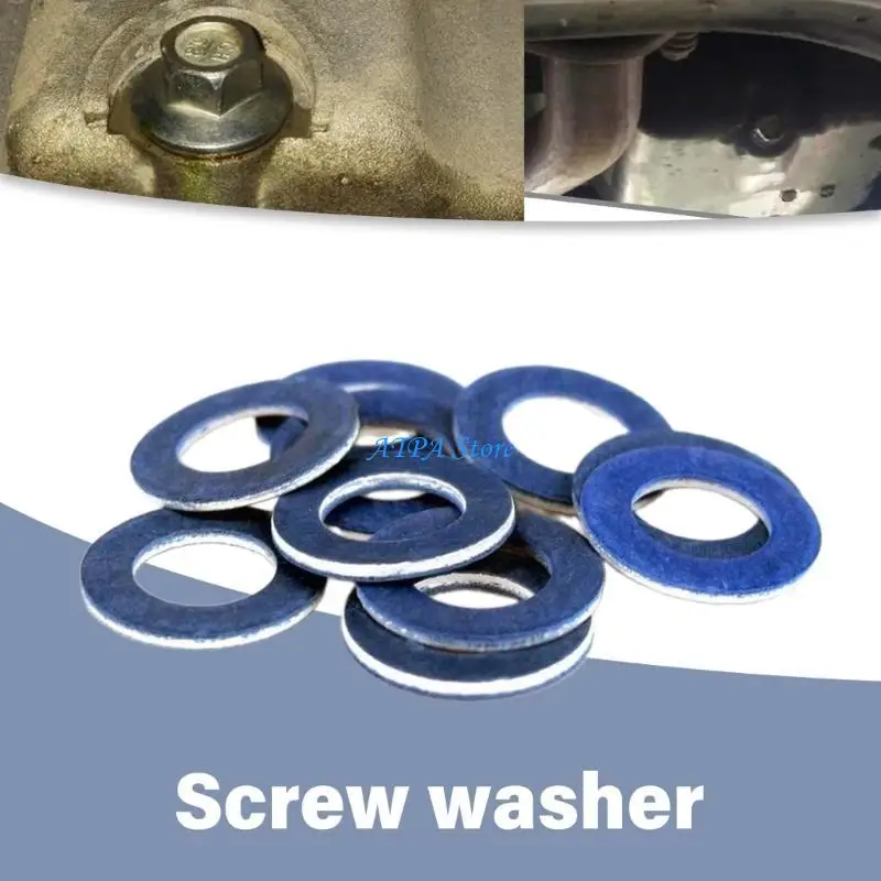 U13C 10Pcs Practical Gaskets Oil Change Superior Seal Washer Oil Drain Plug Washers
U13C 10Pcs Practical Gaskets Oil Change Superior Seal Washer Oil Drain Plug Washers