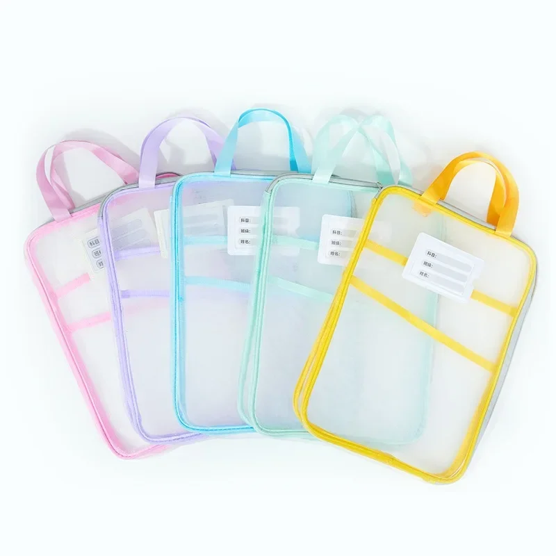 Students Mesh Zipper File Organizer Portable File Bag with Handle Office Desktop Document Organizer Back To School Stationery
Students Mesh Zipper File Organizer Portable File Bag with Handle Office Desktop Document Organizer Back To School Stationery