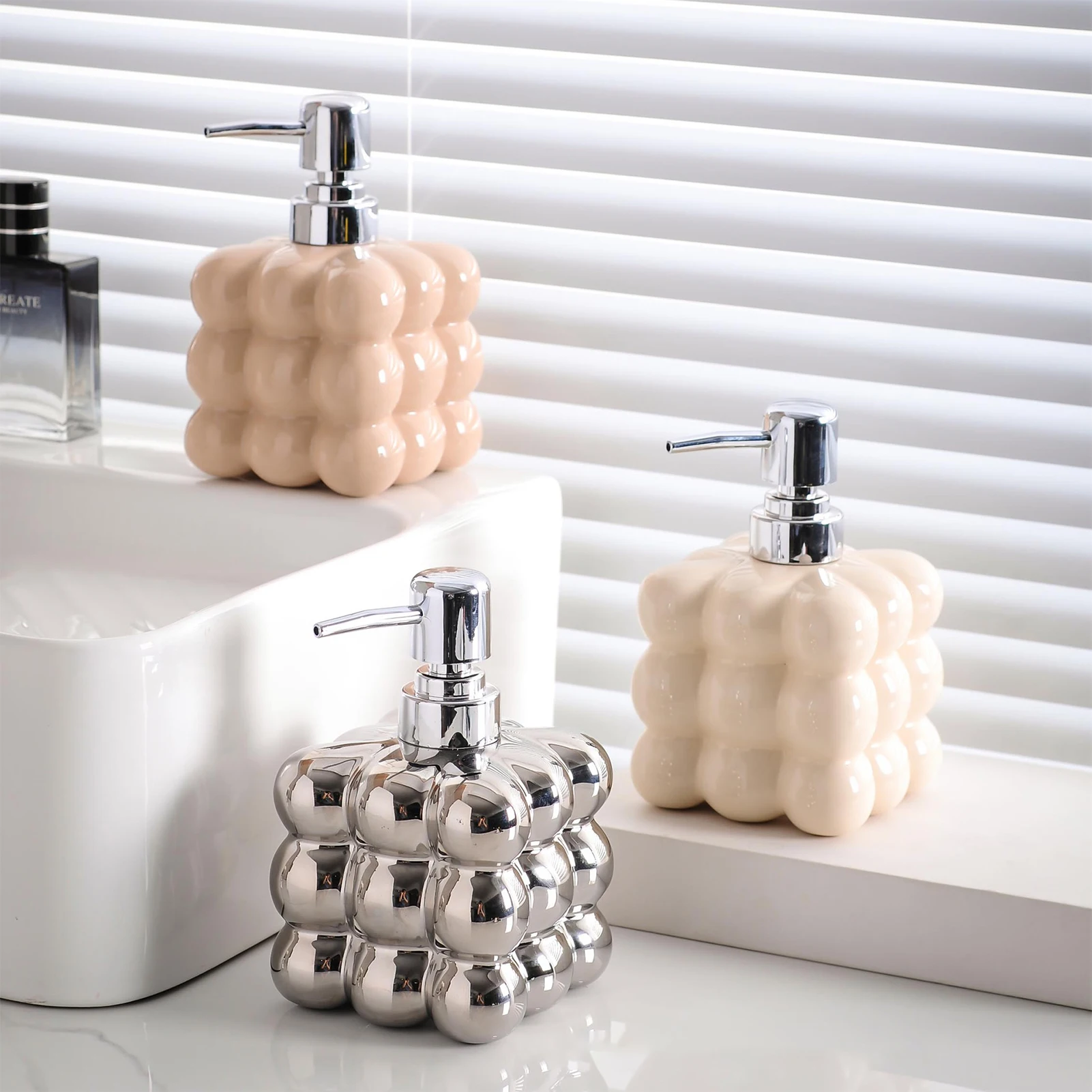 Refillable Soap Pump Dispenser Empty Bottle Dispenser with Press Pump for Soap Shampoo Shower Lotion Hand Shampoo Bottles Soap
Refillable Soap Pump Dispenser Empty Bottle Dispenser with Press Pump for Soap Shampoo Shower Lotion Hand Shampoo Bottles Soap