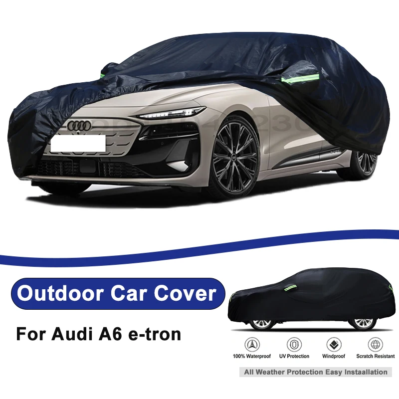 Outdoor Full Car Cover For Audi A6 e-tron with Reflective Strips Waterproof Snowproof Dustproof UV Protection Auto Accessory
Outdoor Full Car Cover For Audi A6 e-tron with Reflective Strips Waterproof Snowproof Dustproof UV Protection Auto Accessory