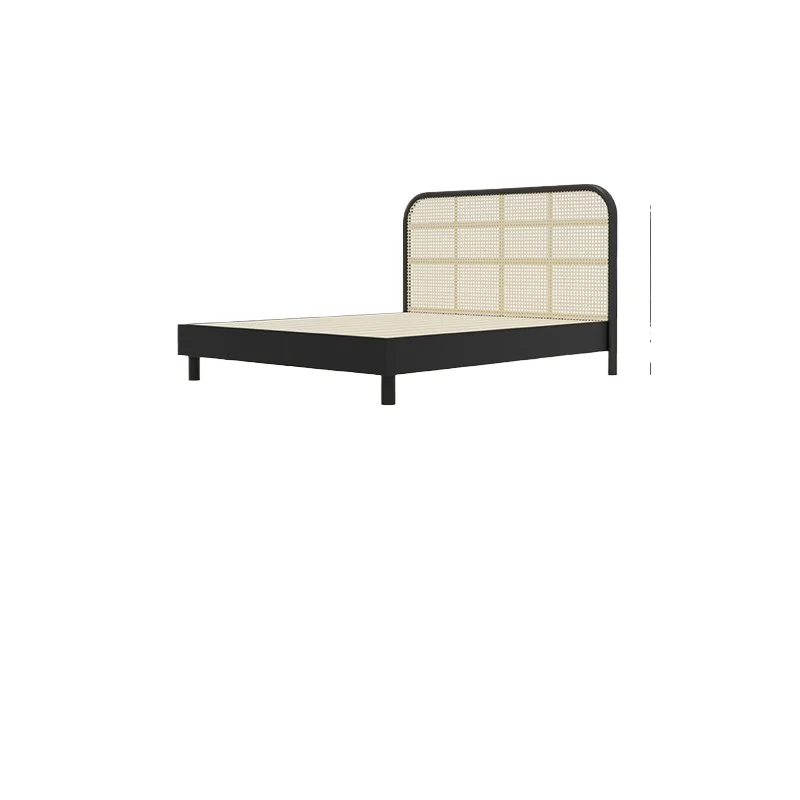 Solid wood double bed retro wabi style design 1.8 meters 1.5 meters bed light luxury
Solid wood double bed retro wabi style design 1.8 meters 1.5 meters bed light luxury