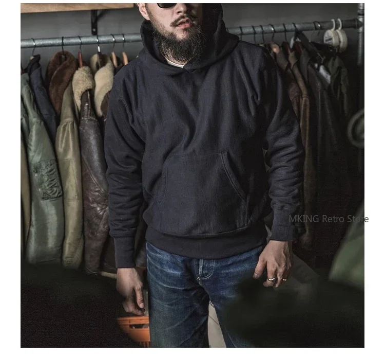 Rugged Bronson Heavyweight Basic Hoodie with Kangaroo Pocket Retro Men's Cotton Fleece Pullover Sweatshirt
Rugged Bronson Heavyweight Basic Hoodie with Kangaroo Pocket Retro Men's Cotton Fleece Pullover Sweatshirt