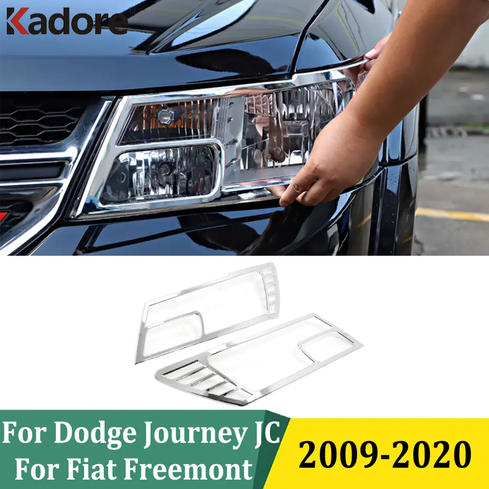 For Dodge Journey Jcuv & For Fiat Freemont 2009-2020 ABS Chrome Headlight Frame Front Head Light Lamp Cover Trim Car Accessories
For Dodge Journey Jcuv & For Fiat Freemont 2009-2020 ABS Chrome Headlight Frame Front Head Light Lamp Cover Trim Car Accessories