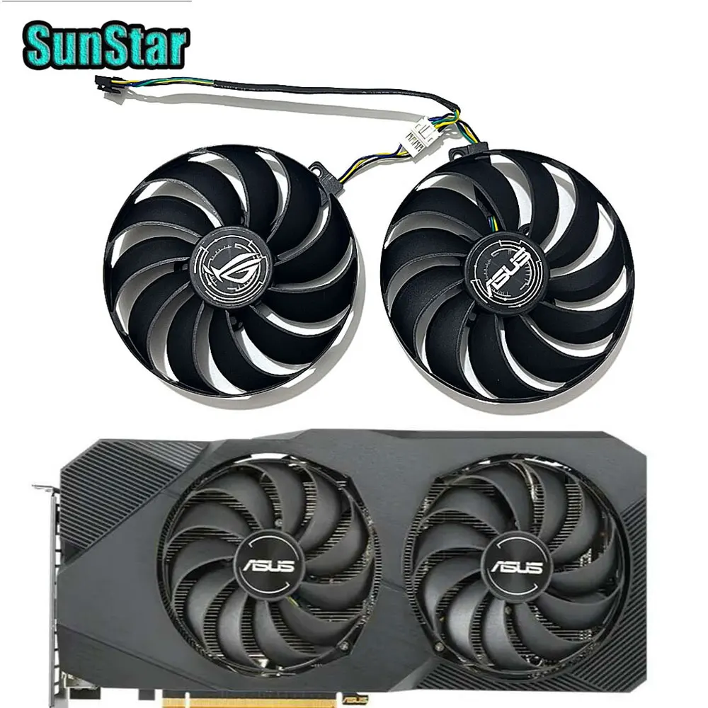 NEW T129215SU FDC10U12S9-C 95MM RX5600 RX5700 Graphics Card Cooling Fan For ASUS RX 5600 5700 XT DUAL EVO OC Video Card Cooler
NEW T129215SU FDC10U12S9-C 95MM RX5600 RX5700 Graphics Card Cooling Fan For ASUS RX 5600 5700 XT DUAL EVO OC Video Card Cooler