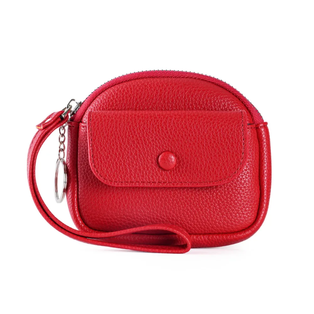 Casual with Wrist Lanyard Handheld Wallet Korean Style Solid Color Zipper Coin Purse Earphone Pouch Clutch Small Item Bag Women
Casual with Wrist Lanyard Handheld Wallet Korean Style Solid Color Zipper Coin Purse Earphone Pouch Clutch Small Item Bag Women