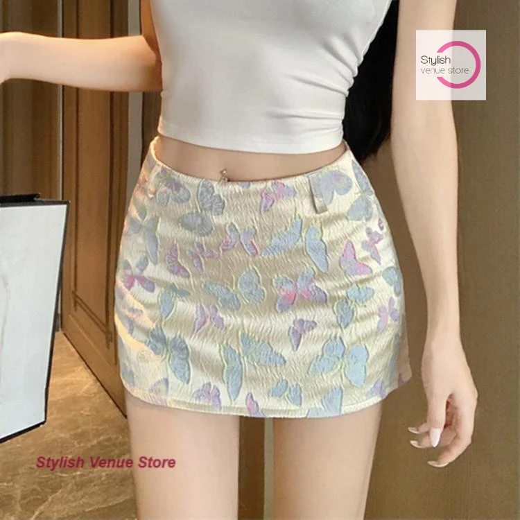 Korean Dopamine Butterfly Satin Skirt Women's Summer New Low Waist Slim Spice Girl Fashion Bag Hip Skirt High Sense A-line Skirt
Korean Dopamine Butterfly Satin Skirt Women's Summer New Low Waist Slim Spice Girl Fashion Bag Hip Skirt High Sense A-line Skirt