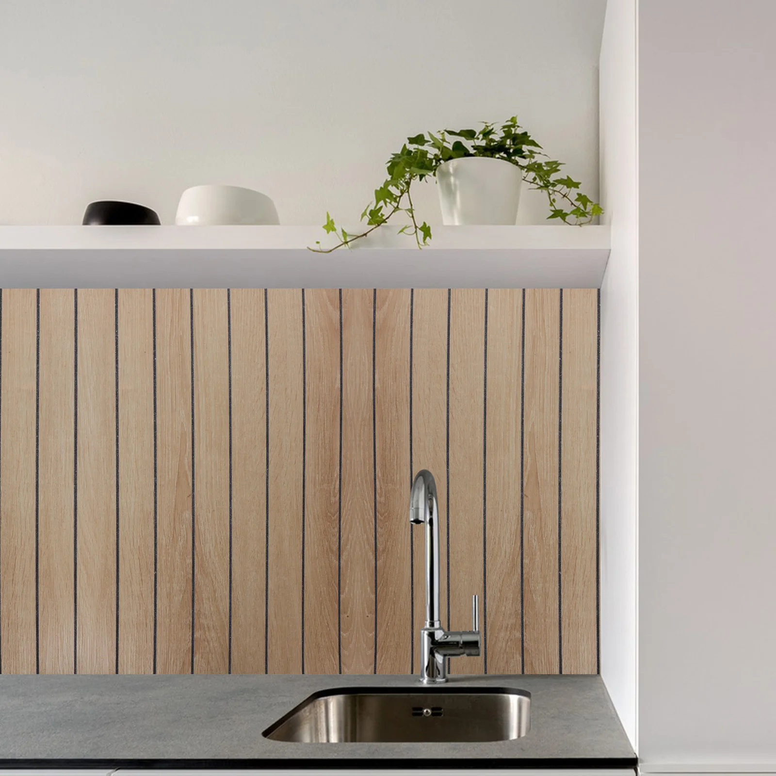 3D Slat Wall Panels Self-Adhesive Peel Stick Waterproof Thickened Wallpaper Kitchen Bathroom 40cmx300cm Decorative Wall Tiles
3D Slat Wall Panels Self-Adhesive Peel Stick Waterproof Thickened Wallpaper Kitchen Bathroom 40cmx300cm Decorative Wall Tiles