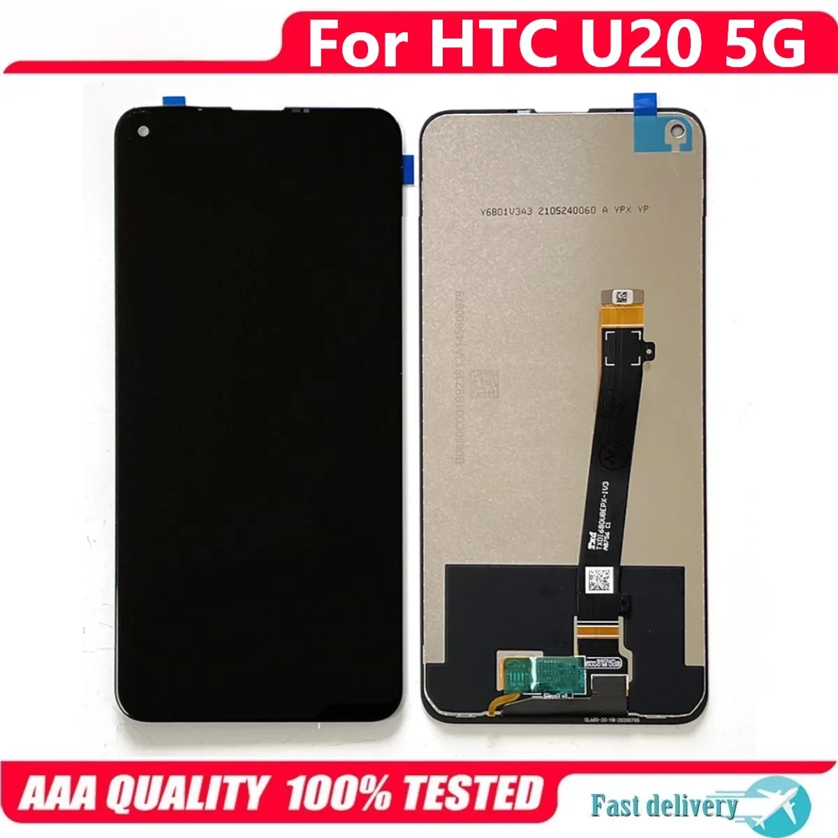6.8" For HTC U20 5G LCD Display Touch Screen Digitizer Assembly For HTCU20 Display LCD Replacement
6.8" For HTC U20 5G LCD Display Touch Screen Digitizer Assembly For HTCU20 Display LCD Replacement