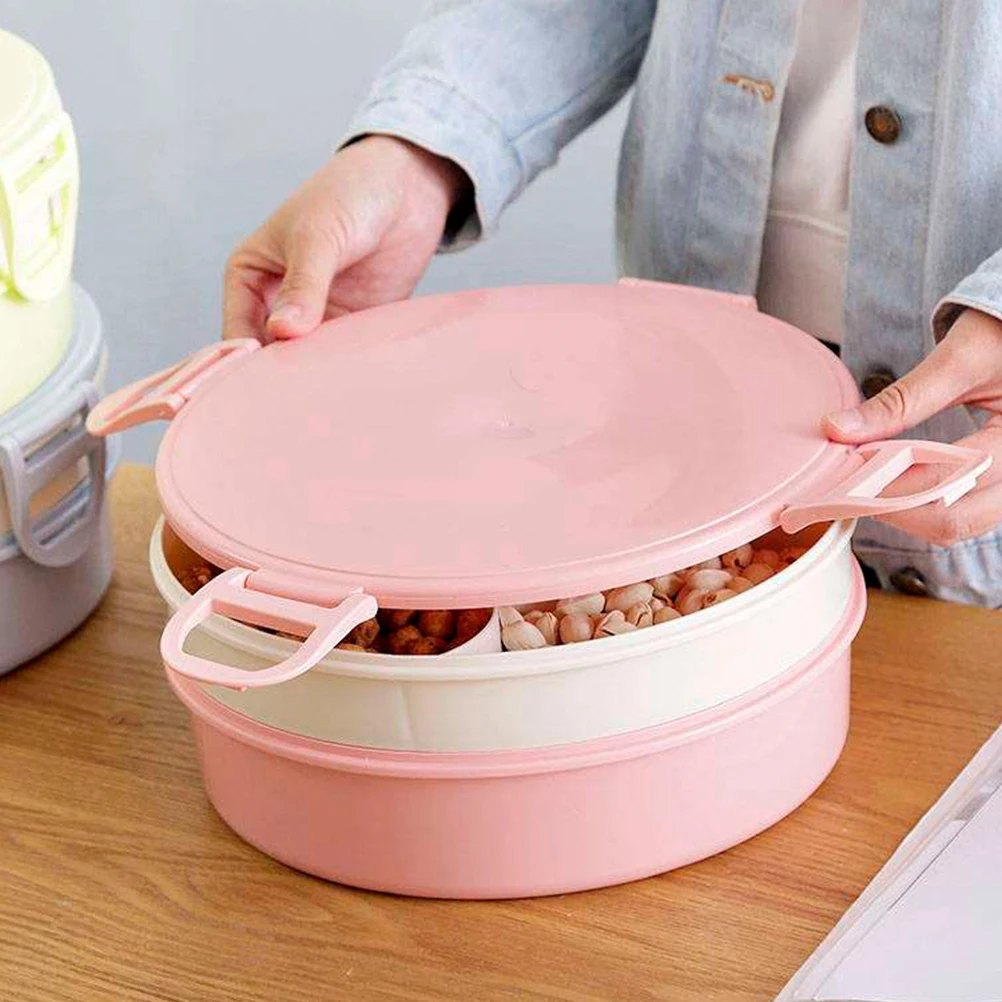Double Layer Plastic Box Fruit Serving Plate Desserts Tray Separate Compartment Snack Candy Dish Tableware with Sealing Cover fo
Double Layer Plastic Box Fruit Serving Plate Desserts Tray Separate Compartment Snack Candy Dish Tableware with Sealing Cover fo