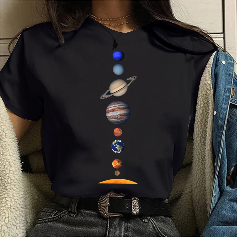 Summer T-Shirts 2022 Women New Universe Planets Black T Shirt Femme Harajuku Print Tee Tops Aesthetic Clothing Lady T-Shirts
Summer T-Shirts 2022 Women New Universe Planets Black T Shirt Femme Harajuku Print Tee Tops Aesthetic Clothing Lady T-Shirts