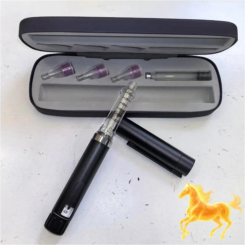 Reusable Metal Syringe Injection Pen with 3ml Cartridge, Precise Dosing for Insulin Growth Hormone No Medication
Reusable Metal Syringe Injection Pen with 3ml Cartridge, Precise Dosing for Insulin Growth Hormone No Medication