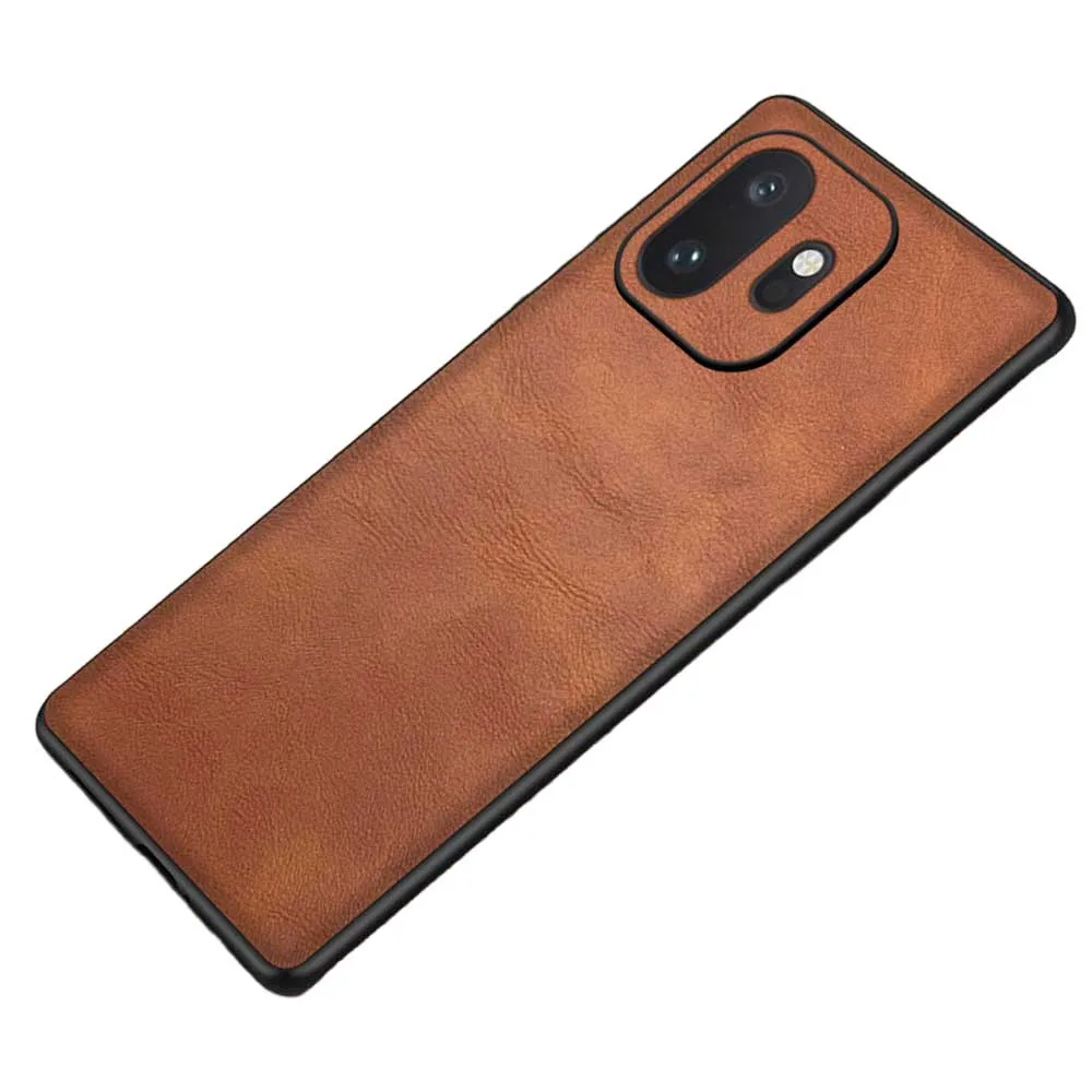 For OnePlus 15T 5G Case Retro Leather Coated PC + TPU Phone Cover - Brown
For OnePlus 15T 5G Case Retro Leather Coated PC + TPU Phone Cover - Brown