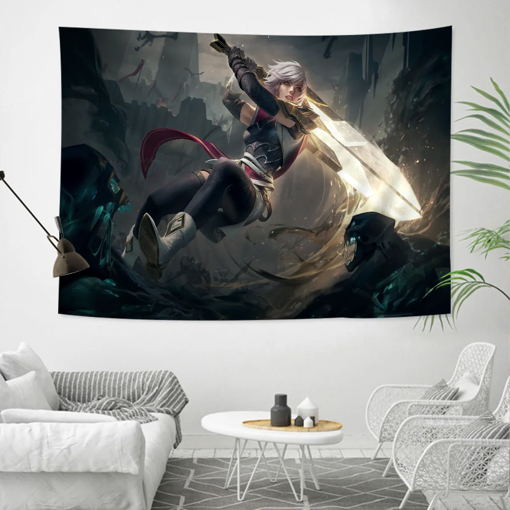 Riven LOL League of Legends Tapestry Art Printing Art Science Fiction Room Home Decor Home Decor
Riven LOL League of Legends Tapestry Art Printing Art Science Fiction Room Home Decor Home Decor
