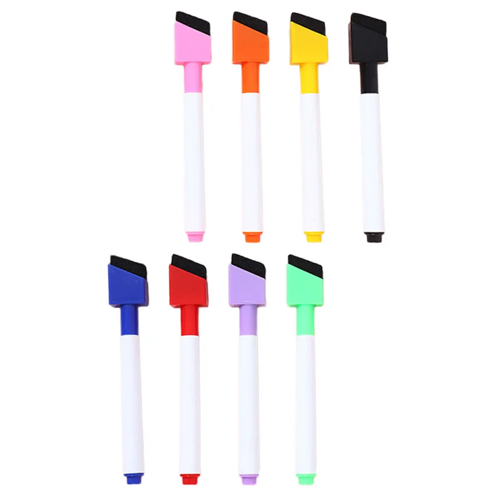 8 Pcs Erasable Pen Dry Erase Marker School Colored Markers Multicolor and Eraser Plastic Convenient Pens
8 Pcs Erasable Pen Dry Erase Marker School Colored Markers Multicolor and Eraser Plastic Convenient Pens