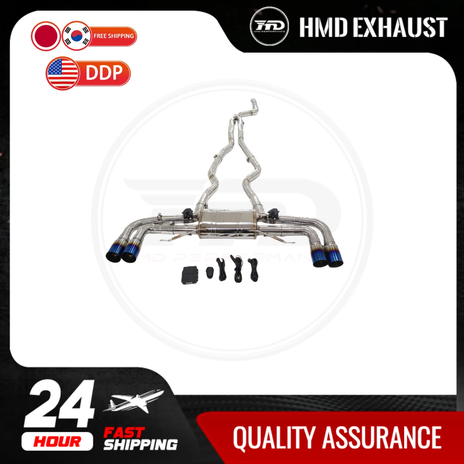 HMD Valves Catback Exhaust Pipe for BMW M240i G42 M340i G20 M440i G22 B58 3.0T Performance SUS304 Valvetronic Exhaust Systems
HMD Valves Catback Exhaust Pipe for BMW M240i G42 M340i G20 M440i G22 B58 3.0T Performance SUS304 Valvetronic Exhaust Systems