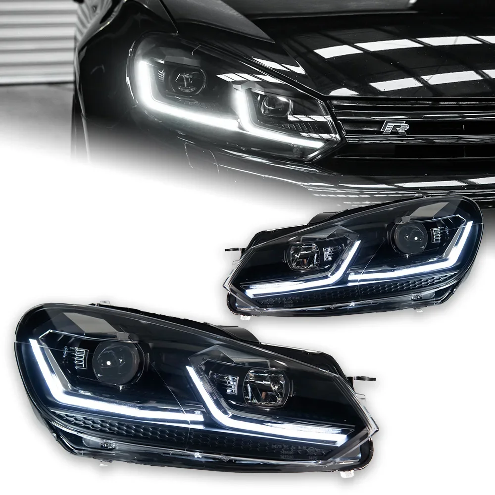 Car Styling Head Lamp for Golf 6 LED Headlight Projector Lens 2009-2012 Golf 6 Headlights Mk6 R20 Tsi Drl Automotive Accessories
Car Styling Head Lamp for Golf 6 LED Headlight Projector Lens 2009-2012 Golf 6 Headlights Mk6 R20 Tsi Drl Automotive Accessories