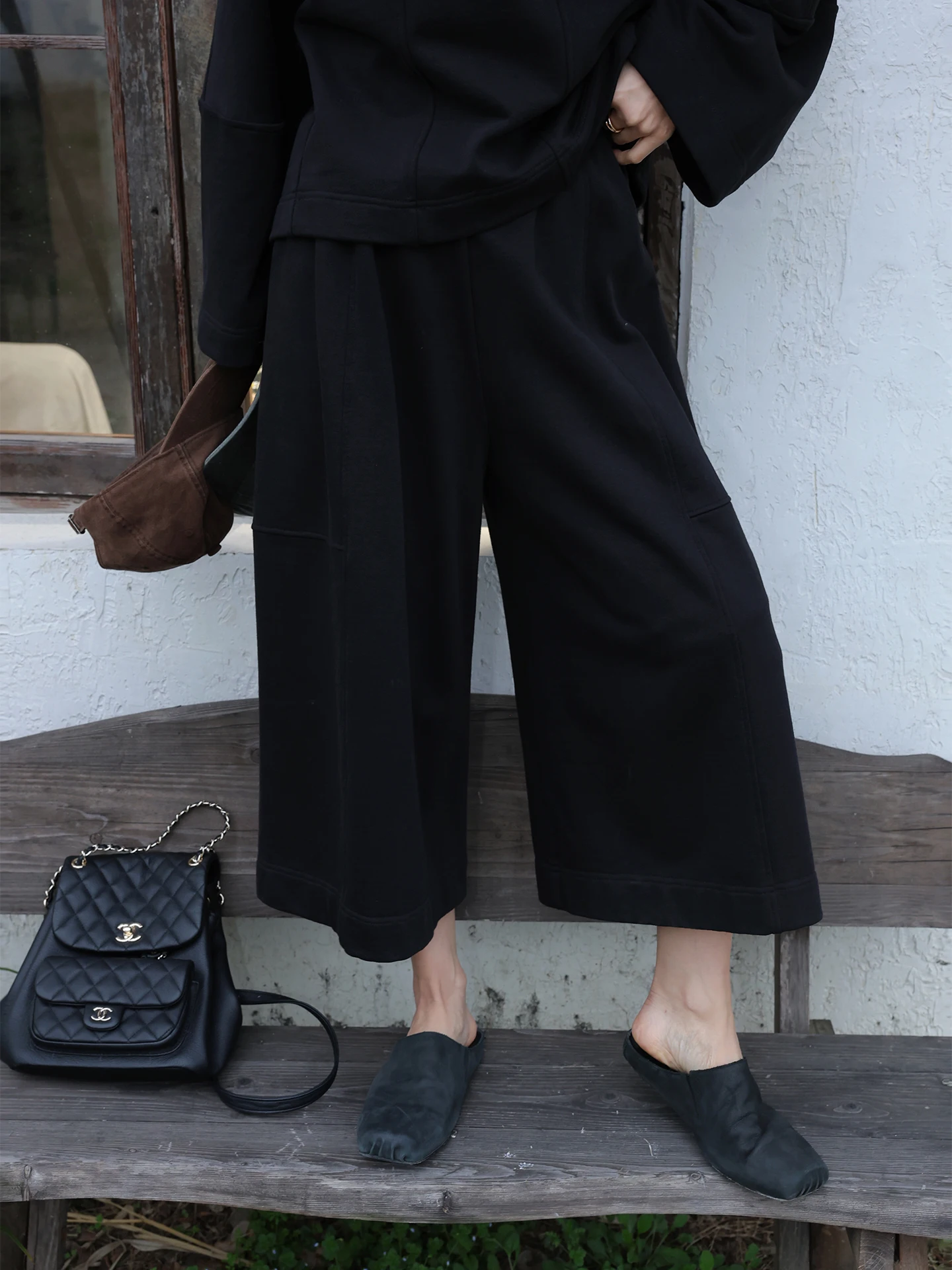 TT Casual Pants Elastic Waist Wide Leg Straight Cut Spring Autumn New Sle Slimming Eighteen Pants Cotton Pure Color
TT Casual Pants Elastic Waist Wide Leg Straight Cut Spring Autumn New Sle Slimming Eighteen Pants Cotton Pure Color